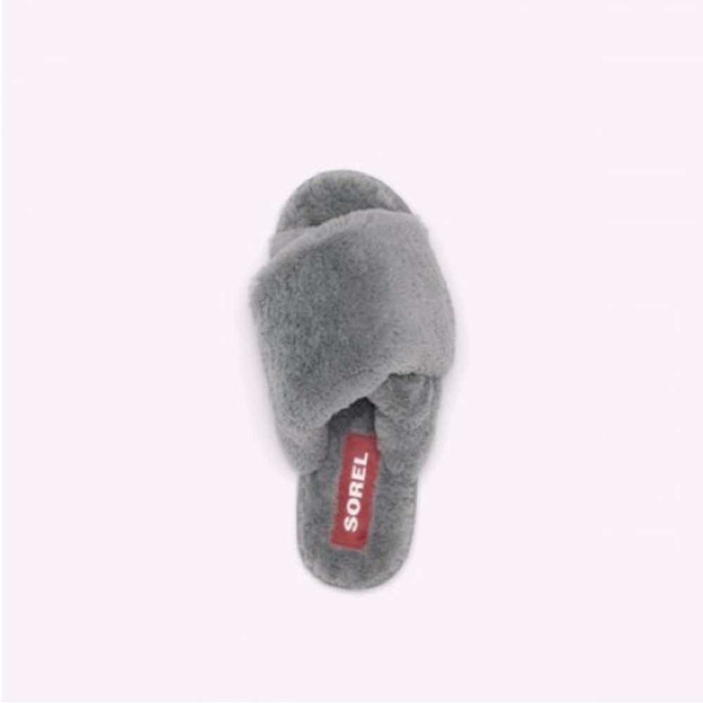 Sorel Women's Go Mail Run Slippers in Quarry Gray—9 - Picture 3 of 8